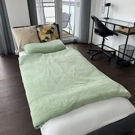 Apartment Cityloft - Augsburger Innenstadt-bismarckviertel - Kostenloser Tiefgaragenstellplatz