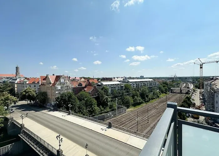 Cityloft - Augsburger Innenstadt-bismarckviertel - Kostenloser Tiefgaragenstellplatz Augsburg